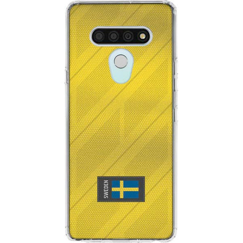 Sweden Soccer Flag LG Stylo 6 Clear Case